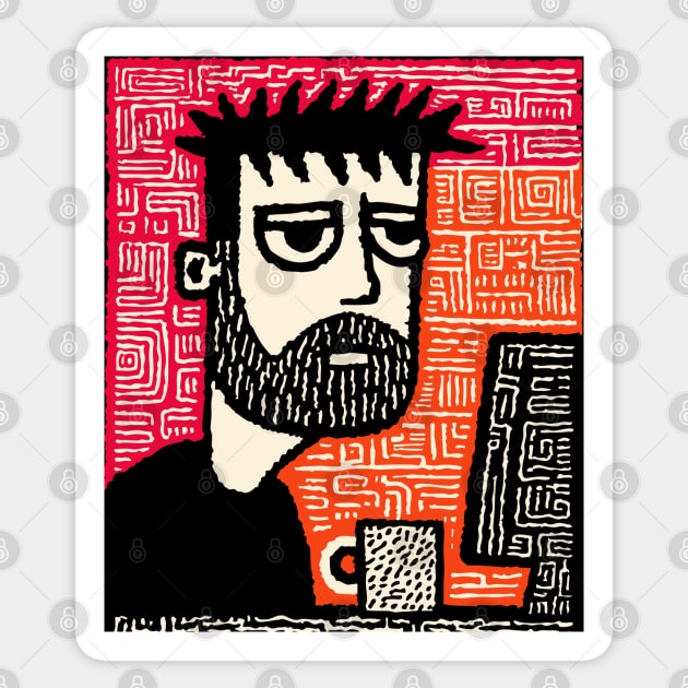 The Designer's Block - Creative Burnout Art Sticker by TuncGK